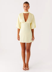 Mary Mini Dress - Yellow