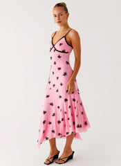 Amelia Midi Dress - Pink