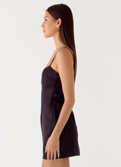 Clementine Mini Dress - Black