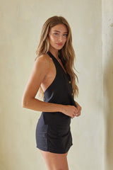 Elodie Linen Halter Top