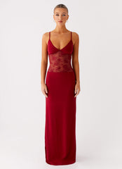 Envy Maxi Dress - Maroon