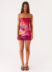 Everett Mini Dress - Pink Tropical