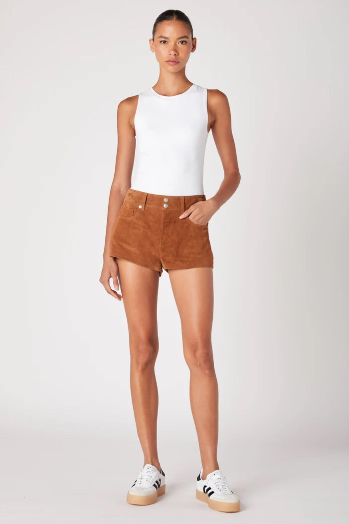 Indiana Suede Micro Shorts
