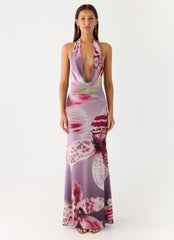 Like You Better Maxi Dress - Ombre Floral Affair