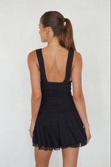 Quinley Drop Waist Mini Dress