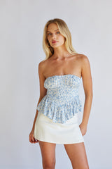 Raine Floral Smocked Tube Top