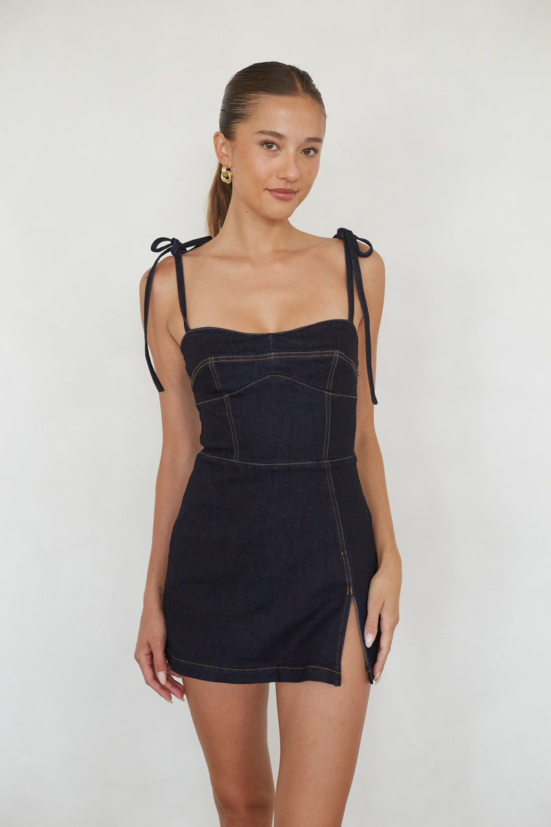 Saylor Denim Mini Dress