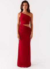 Three Wishes Maxi Dress - Raspberry