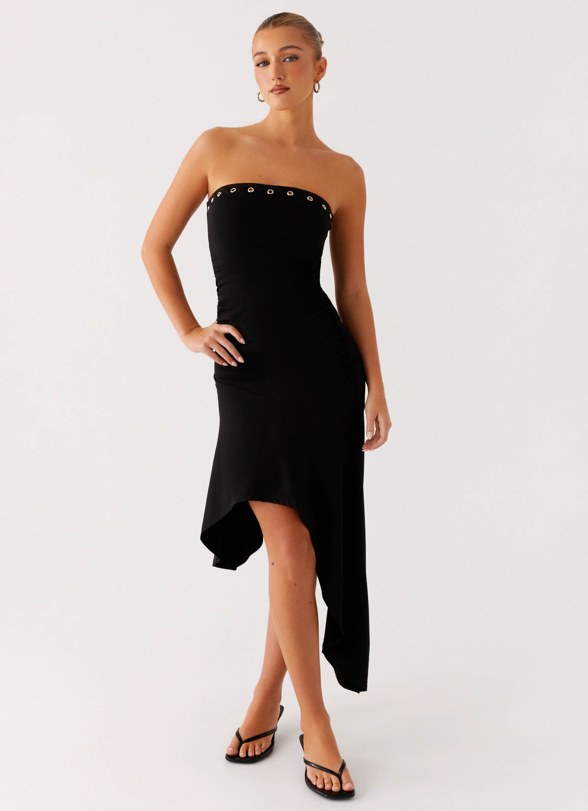 Unapologetic Midi Dress - Black