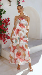 Soho Maxi Dress - Blush Lotus